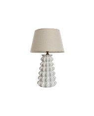 Lampada da tavolo Home ESPRIT Bianco Porcellana 50 W 220 V 40 x 40 x 65 cm