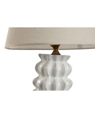 Lampada da tavolo Home ESPRIT Bianco Porcellana 50 W 220 V 40 x 40 x 65 cm