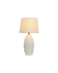 Lampada da tavolo Home ESPRIT Bianco Porcellana 50 W 220 V 36 x 36 x 65 cm Lampada da tavolo Home ESPRIT Bianco Porcellana 50 W 220 V 36 x 36 x 65 cm