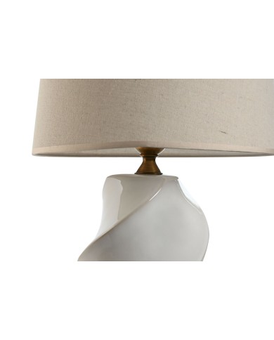 Lampada da tavolo Home ESPRIT Bianco Porcellana 50 W 220 V 36 x 36 x 61 cm 35 x 35 x 60 cm