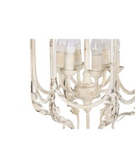Lampadario Home ESPRIT Bianco Metallo 39 x 34 x 75 cm Lampadario Home ESPRIT Bianco Metallo 39 x 34 x 75 cm