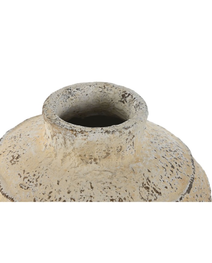 Vaso Home ESPRIT Bianco Magnesio 32 x 32 x 41 cm Vaso Home ESPRIT Bianco Magnesio 32 x 32 x 41 cm