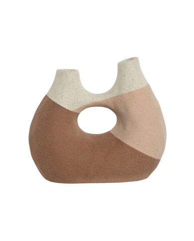 Vaso Home ESPRIT Tricolore Ceramica Astratto 24 x 11 x 21 cm Vaso Home ESPRIT Tricolore Ceramica Astratto 24 x 11 x 21 cm