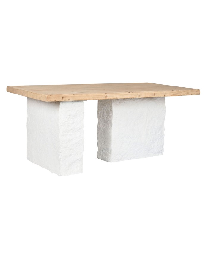 Tavolo da Pranzo Home ESPRIT Bianco Resina Abete 180 x 90 x 77 cm