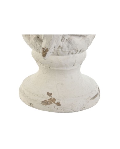 Statua Decorativa Home ESPRIT Bianco Decapaggio 23 x 23 x 51 cm