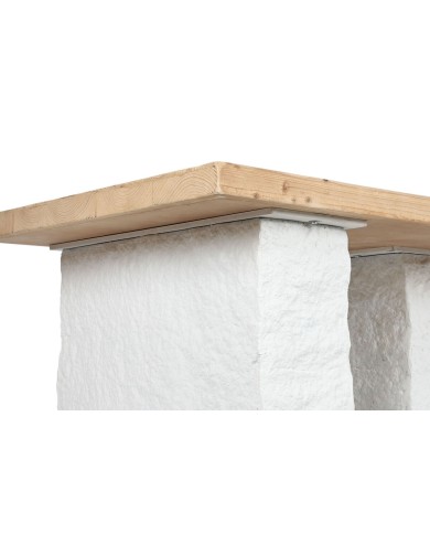 Tavolo da Pranzo Home ESPRIT Bianco Resina Abete 180 x 90 x 77 cm