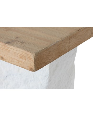 Tavolo da Pranzo Home ESPRIT Bianco Resina Abete 180 x 90 x 77 cm