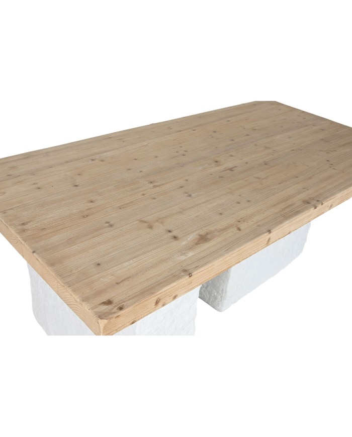 Tavolo da Pranzo Home ESPRIT Bianco Resina Abete 180 x 90 x 77 cm