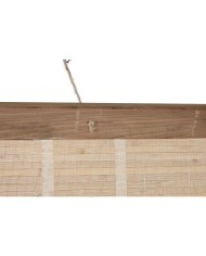 Decorazione da Parete Home ESPRIT Nero Naturale Mappamondo 149 x 2 x 105 cm