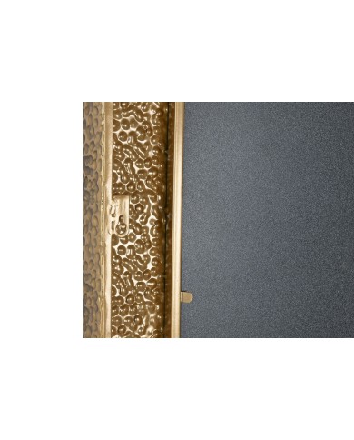 Specchio da parete Home ESPRIT Dorato Metallo 80 x 6 x 180 cm