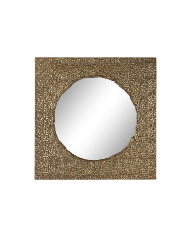 Specchio da parete Home ESPRIT Dorato 80 x 6 x 80 cm