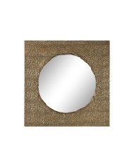 Specchio da parete Home ESPRIT Dorato 80 x 6 x 80 cm