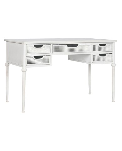 Scrivania Home ESPRIT Bianco Metallo 122 x 50 x 76 cm