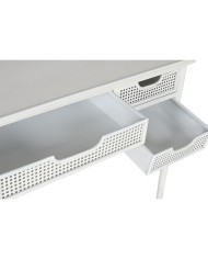 Scrivania Home ESPRIT Bianco Metallo 122 x 50 x 76 cm Scrivania Home ESPRIT Bianco Metallo 122 x 50 x 76 cm