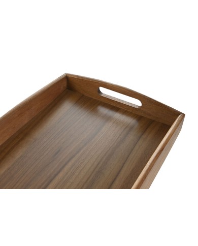 Vassoio Home ESPRIT Naturale Acacia 39,5 x 25,5 x 5,5 cm