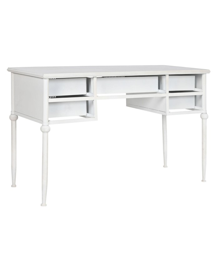 Scrivania Home ESPRIT Bianco Metallo 122 x 50 x 76 cm Scrivania Home ESPRIT Bianco Metallo 122 x 50 x 76 cm