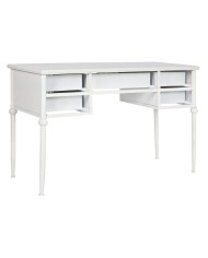 Scrivania Home ESPRIT Bianco Metallo 122 x 50 x 76 cm Scrivania Home ESPRIT Bianco Metallo 122 x 50 x 76 cm