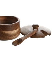 Portazucchero Home ESPRIT Naturale Legno di acacia 9,5 x 9,5 x 7,5 cm Portazucchero Home ESPRIT Naturale Legno di acacia 9,5 x 9,5 x 7,5 cm