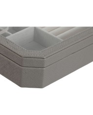 Scatola-Portagioie Home ESPRIT Beige Cristallo 30 x 21 x 6 cm