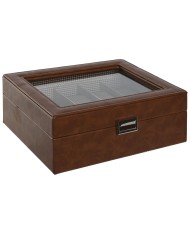 Scatola-Portagioie Home ESPRIT Marrone Cristallo 26 x 20 x 9 cm Scatola-Portagioie Home ESPRIT Marrone Cristallo 26 x 20 x 9 cm