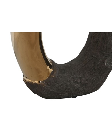 Vaso Home ESPRIT Marrone Dorato Gres Moderno 20 x 8 x 31 cm Vaso Home ESPRIT Marrone Dorato Gres Moderno 20 x 8 x 31 cm