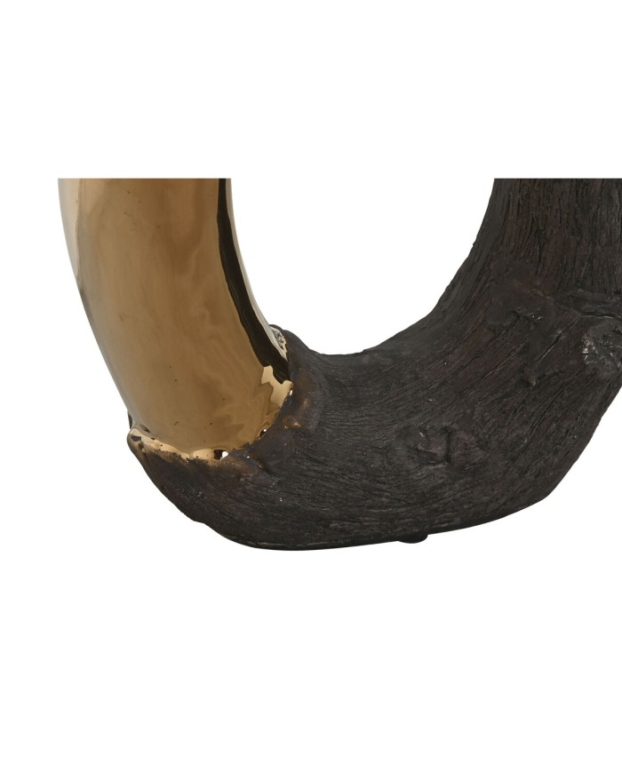 Vaso Home ESPRIT Marrone Dorato Gres Moderno 20 x 8 x 31 cm Vaso Home ESPRIT Marrone Dorato Gres Moderno 20 x 8 x 31 cm