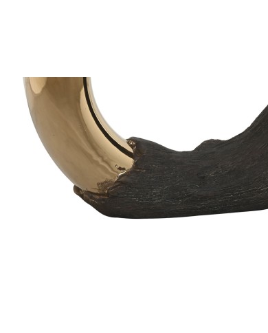 Vaso Home ESPRIT Marrone Dorato Gres Moderno 29 x 9 x 33 cm Vaso Home ESPRIT Marrone Dorato Gres Moderno 29 x 9 x 33 cm