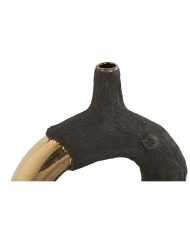 Vaso Home ESPRIT Marrone Dorato Gres Moderno 29 x 9 x 33 cm Vaso Home ESPRIT Marrone Dorato Gres Moderno 29 x 9 x 33 cm