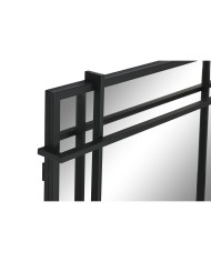 Specchio da parete Home ESPRIT Nero Moderno 65 x 6 x 95 cm