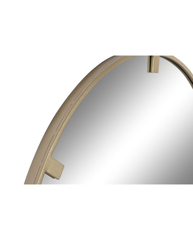 Specchio da parete Home ESPRIT Dorato 122 x 4 x 122 cm