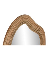 Specchio da parete Home ESPRIT Naturale Città 51 x 2 x 81 cm