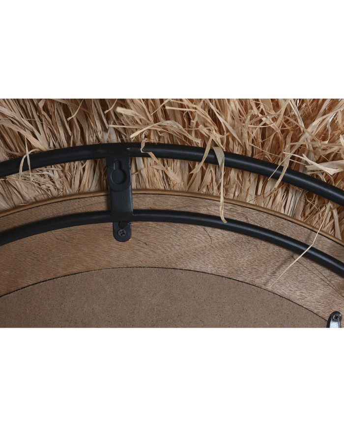 Specchio da parete Home ESPRIT Naturale Tropicale 80 x 4 x 80 cm Specchio da parete Home ESPRIT Naturale Tropicale 80 x 4 x 80 cm