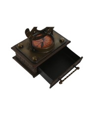 Statua Decorativa Home ESPRIT Marrone Bronce Vintage 21,5 x 11 x 22,5 cm