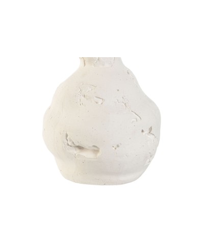 Vaso Home ESPRIT Bianco Ceramica Stile artigianale 13 x 13 x 24 cm Vaso Home ESPRIT Bianco Ceramica Stile artigianale 13 x 13 x 24 cm