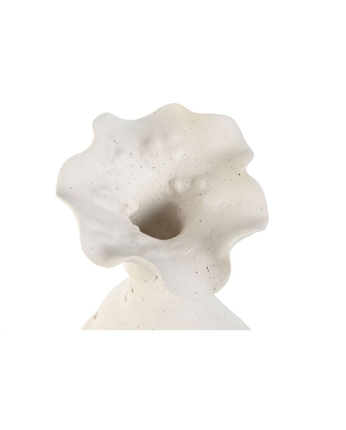 Vaso Home ESPRIT Bianco Ceramica Stile artigianale 13 x 13 x 24 cm Vaso Home ESPRIT Bianco Ceramica Stile artigianale 13 x 13 x 24 cm