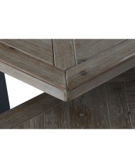 Tavolino da Caffè Home ESPRIT Nero Naturale Metallo Legno di abete 118 x 78 x 45 cm