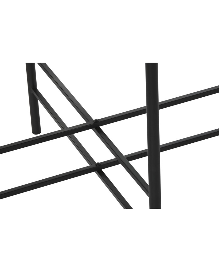 Tavolino da Caffè Home ESPRIT Marrone Nero Naturale Cristallo Legno di abete 61 x 50 x 53 cm Tavolino da Caffè Home ESPRIT Marrone Nero Naturale Cristallo Legno di abete 61 x 50 x 53 cm