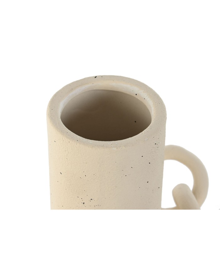 Vaso Home ESPRIT Bianco Ceramica Gres Moderno 22 x 20 x 30 cm Vaso Home ESPRIT Bianco Ceramica Gres Moderno 22 x 20 x 30 cm