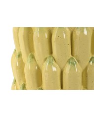 Vaso Home ESPRIT Giallo Ceramica Gres Tropicale 25 x 25 x 38 cm Vaso Home ESPRIT Giallo Ceramica Gres Tropicale 25 x 25 x 38 cm