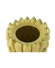 Vaso Home ESPRIT Giallo Ceramica Gres Tropicale 25 x 25 x 38 cm Vaso Home ESPRIT Giallo Ceramica Gres Tropicale 25 x 25 x 38 cm
