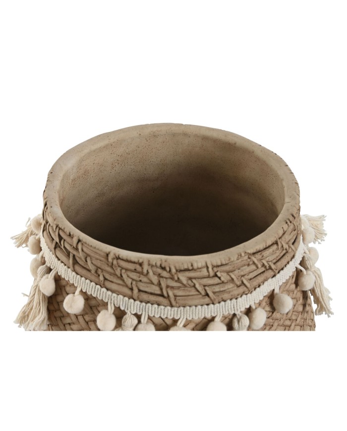 Set di vasi da fiori Home ESPRIT Marrone Chiaro Cemento Tropicale 30 x 29 x 25 cm Set di vasi da fiori Home ESPRIT Marrone Chiaro Cemento Tropicale 30 x 29 x 25 cm