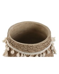 Set di vasi da fiori Home ESPRIT Marrone Chiaro Cemento Tropicale 30 x 29 x 25 cm Set di vasi da fiori Home ESPRIT Marrone Chiaro Cemento Tropicale 30 x 29 x 25 cm