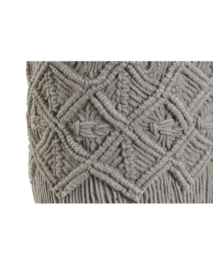 Set di vasi da fiori Home ESPRIT Grigio chiaro Cemento 20 x 20 x 18 cm