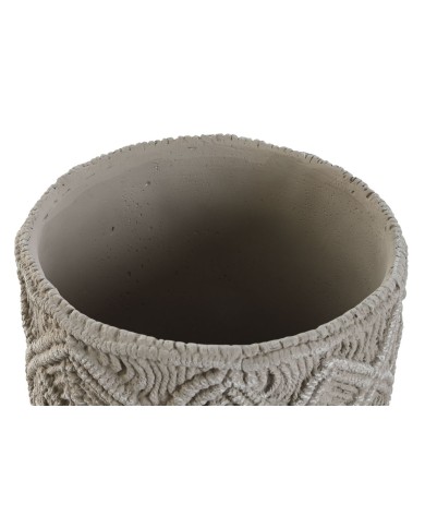 Set di vasi da fiori Home ESPRIT Grigio chiaro Cemento 20 x 20 x 18 cm Set di vasi da fiori Home ESPRIT Grigio chiaro Cemento 20 x 20 x 18 cm