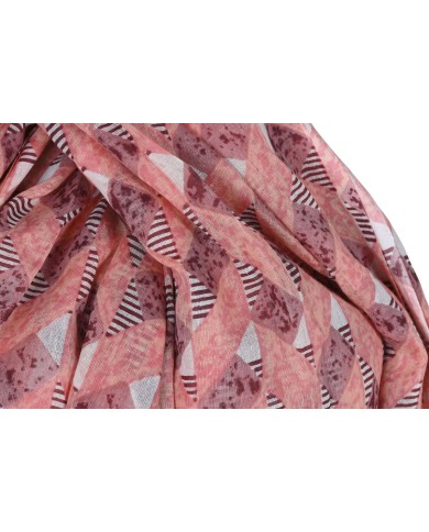 Fazzoletto Home ESPRIT Marrone Turchese Corallo (3 Unità)