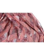 Fazzoletto Home ESPRIT Marrone Turchese Corallo (3 Unità)