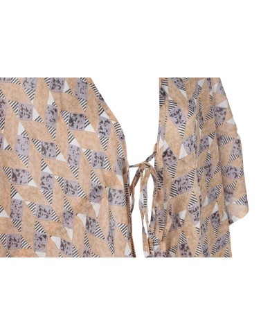 Pareo Home ESPRIT Marrone Turchese Corallo (3 Unità)