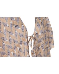 Pareo Home ESPRIT Marrone Turchese Corallo (3 Unità)