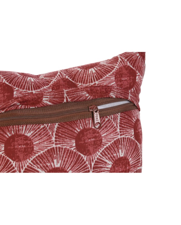 Cuscino Home ESPRIT Rosso Verde Corallo 30 x 10 x 20 cm (3 Unità)