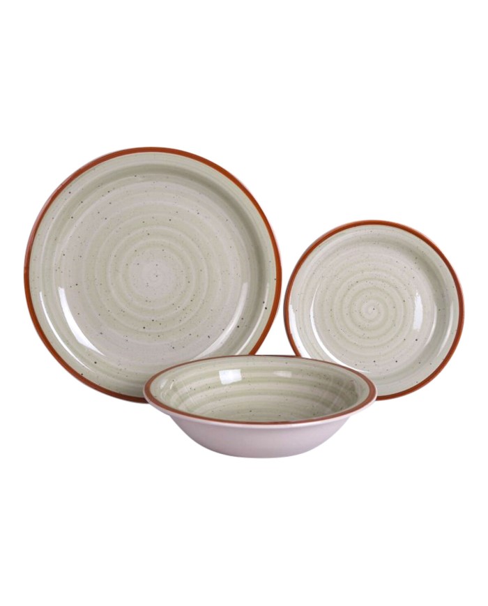 Set di Stoviglie Home ESPRIT Azzurro Verde Multicolore Rosa Ambra Gres 26,5 x 26,5 x 3 cm 27,5 x 27,5 x 3 cm 18 Pezzi Set di Stoviglie Home ESPRIT Azzurro Verde Multicolore Rosa Ambra Gres 26,5 x 26,5 x 3 cm 27,5 x 27,5 x 3 cm 18 Pezzi